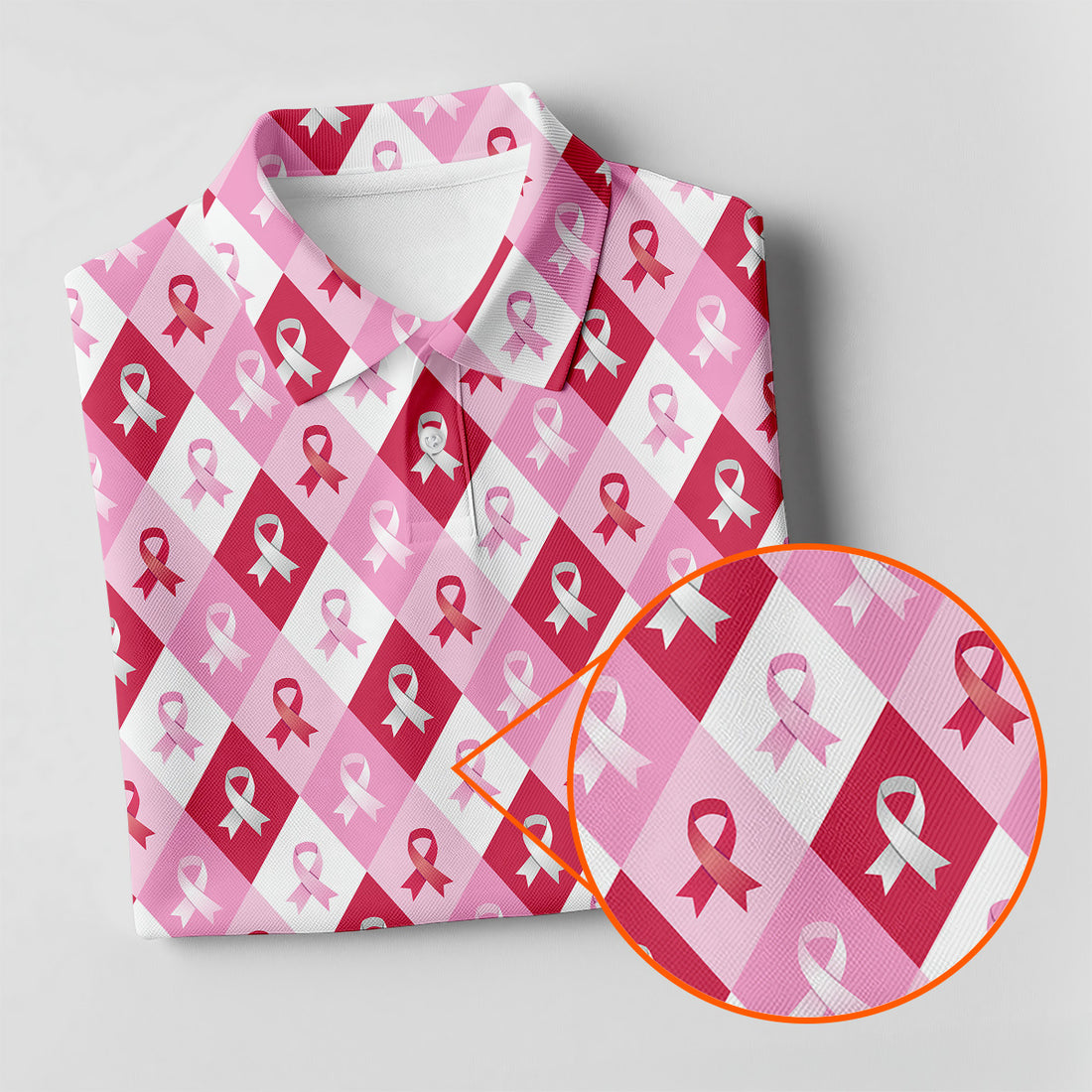 Pink Women Golf Shirt, Breast Cancer Golf Shirt, Breast Cancer Awareness Shirts, Ladies Golf Shirt