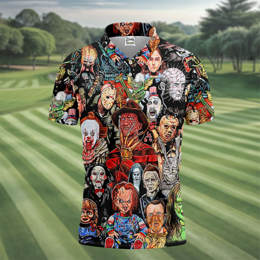 Halloween Golf Shirts, Golf Tops For Men, Gifts For Golf Lovers, Polo Shirts For Men, Golfing Apparel