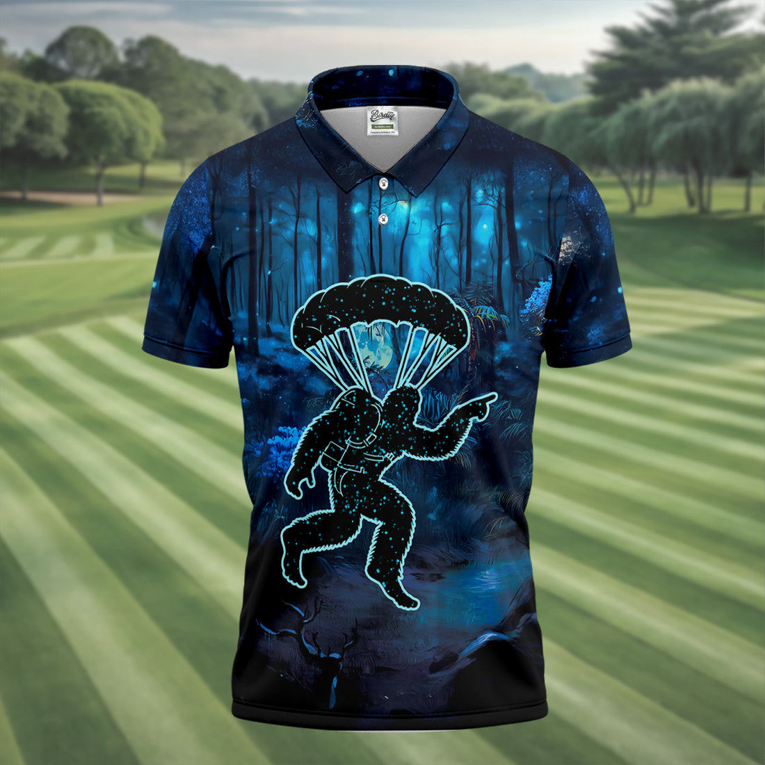 Not All Who Wander Are Lost Some Are Looking For Freebags Funny Bigfoot Skydiving Shirt, Men's Skydive Outfit