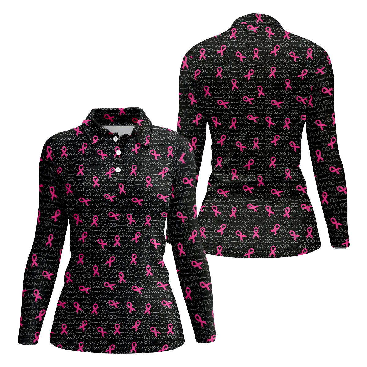 STYLE:Long Sleeve Polo Shirt