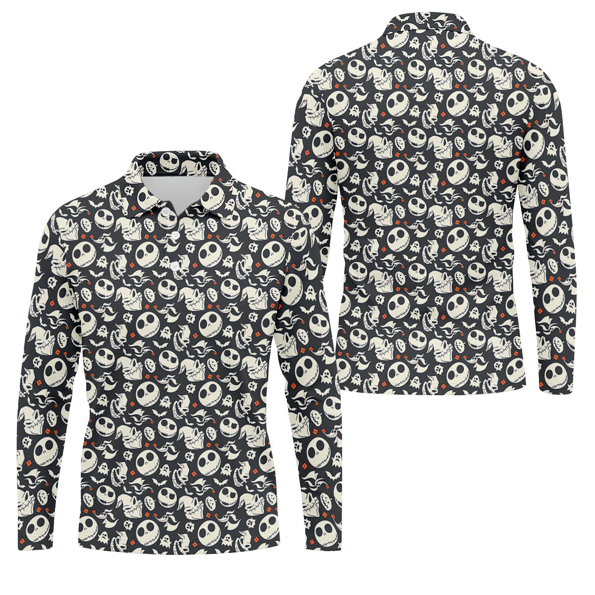 STYLE:Long Sleeve Polo Shirt