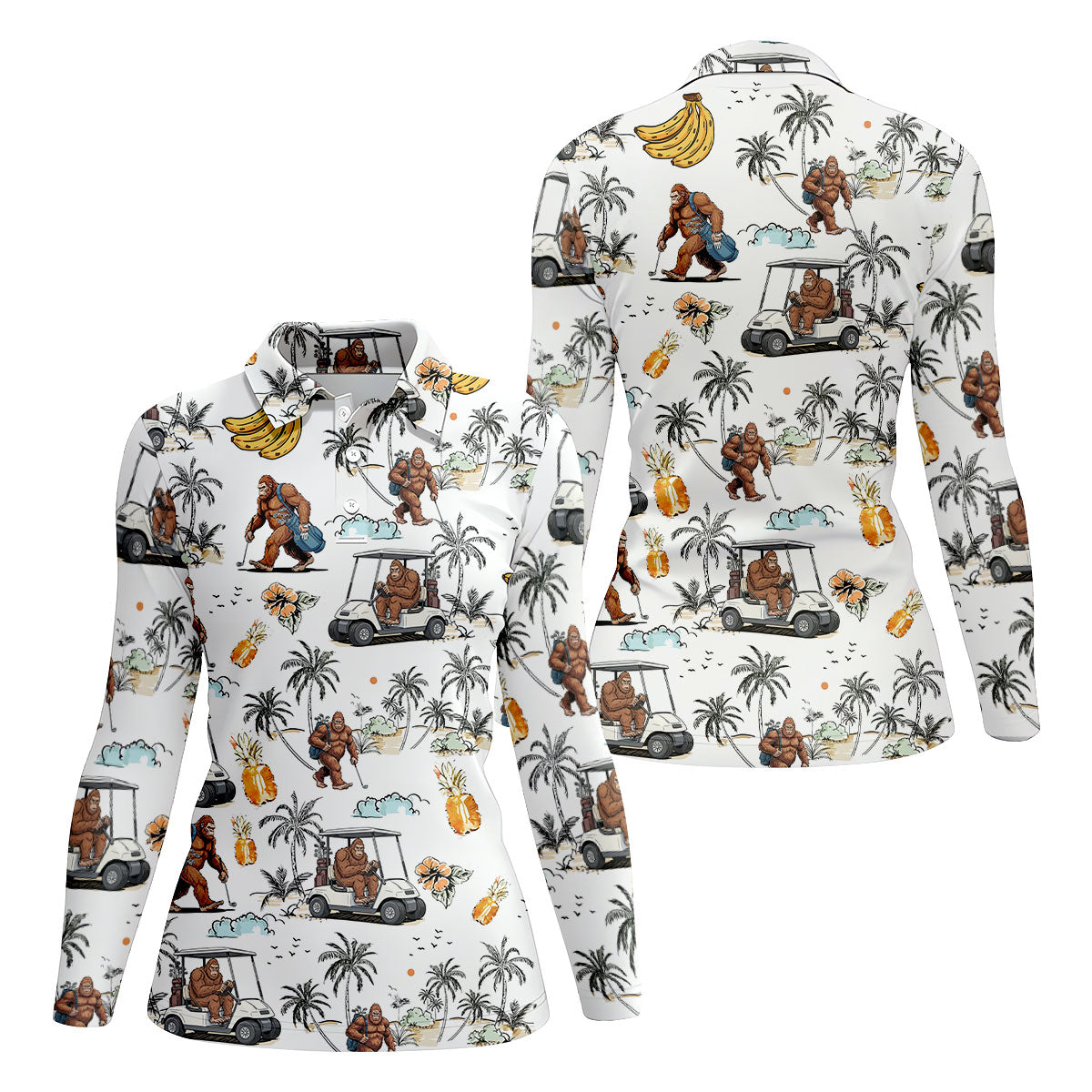 STYLE:Long Sleeve Polo Shirt