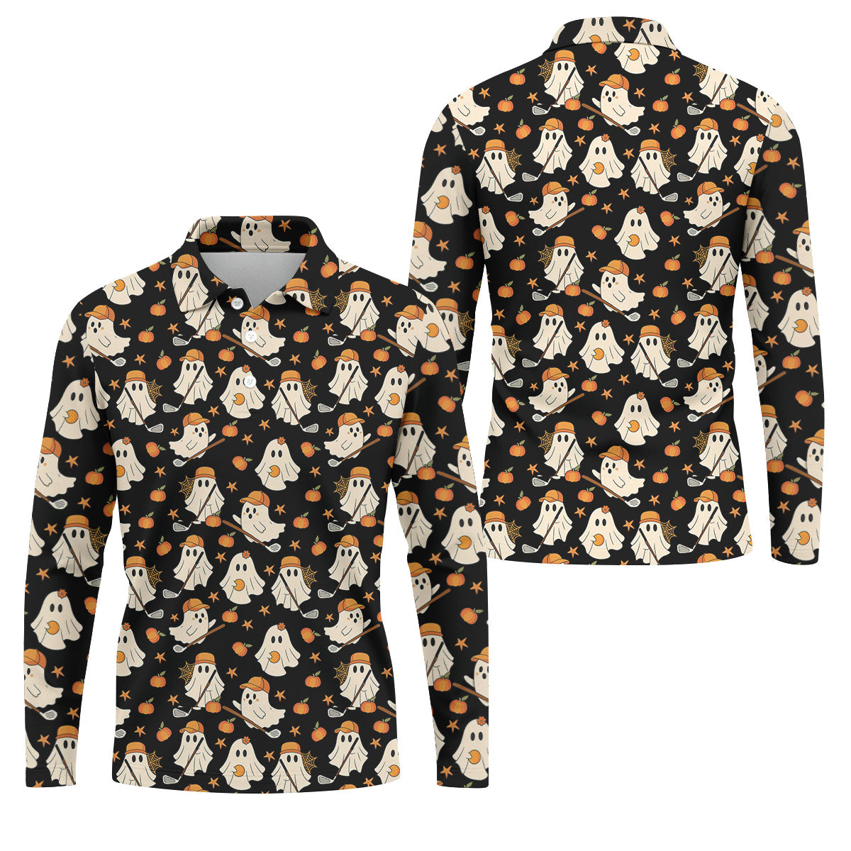 STYLE:Long Sleeve Polo Shirt