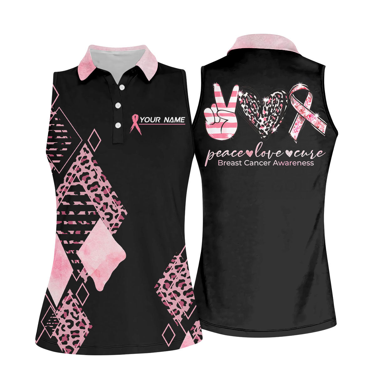 STYLE:Sleeveless Polo Shirt