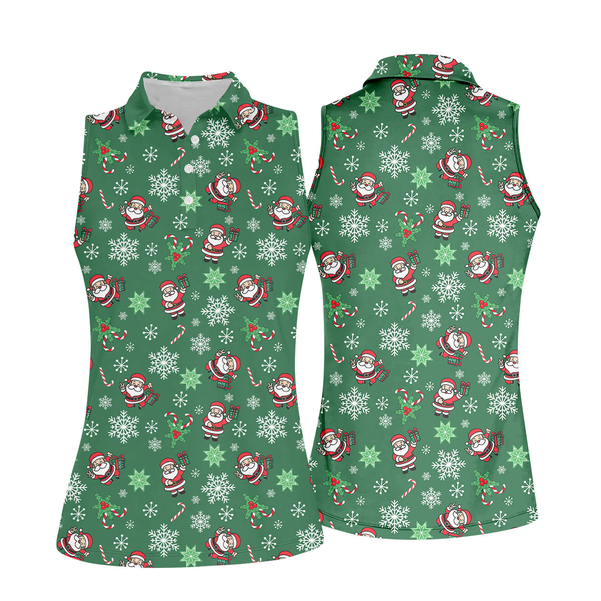 STYLE:Sleeveless Polo Shirt