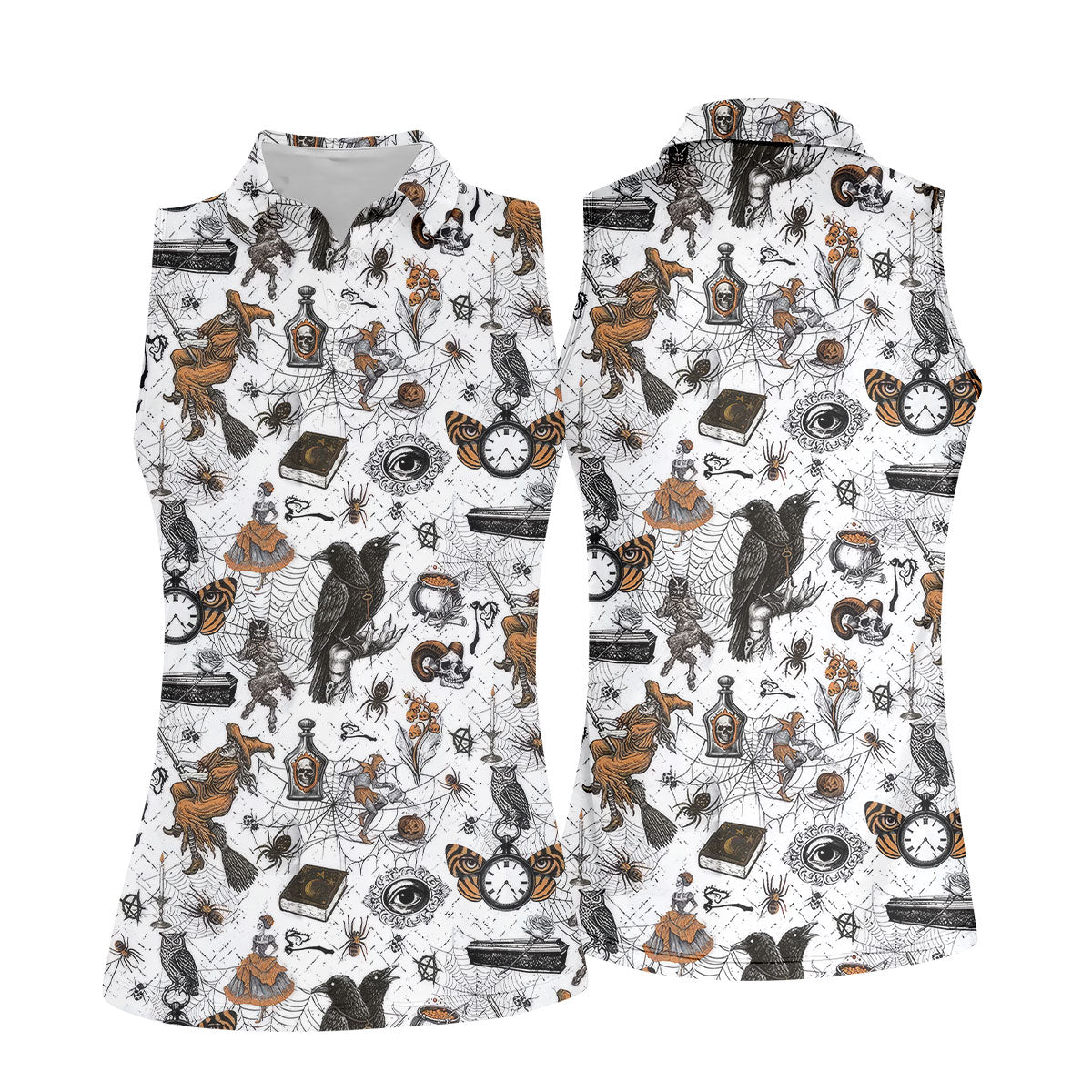 STYLE:Sleeveless Polo Shirt