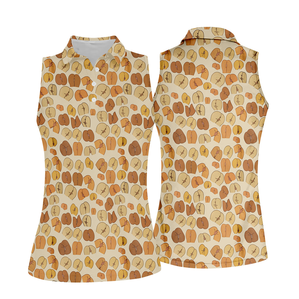 STYLE:Sleeveless Polo Shirt