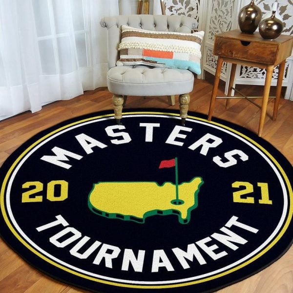 Augusta Masters Tournament Golf Round Mat Round Floor Mat Room Rugs Carpet