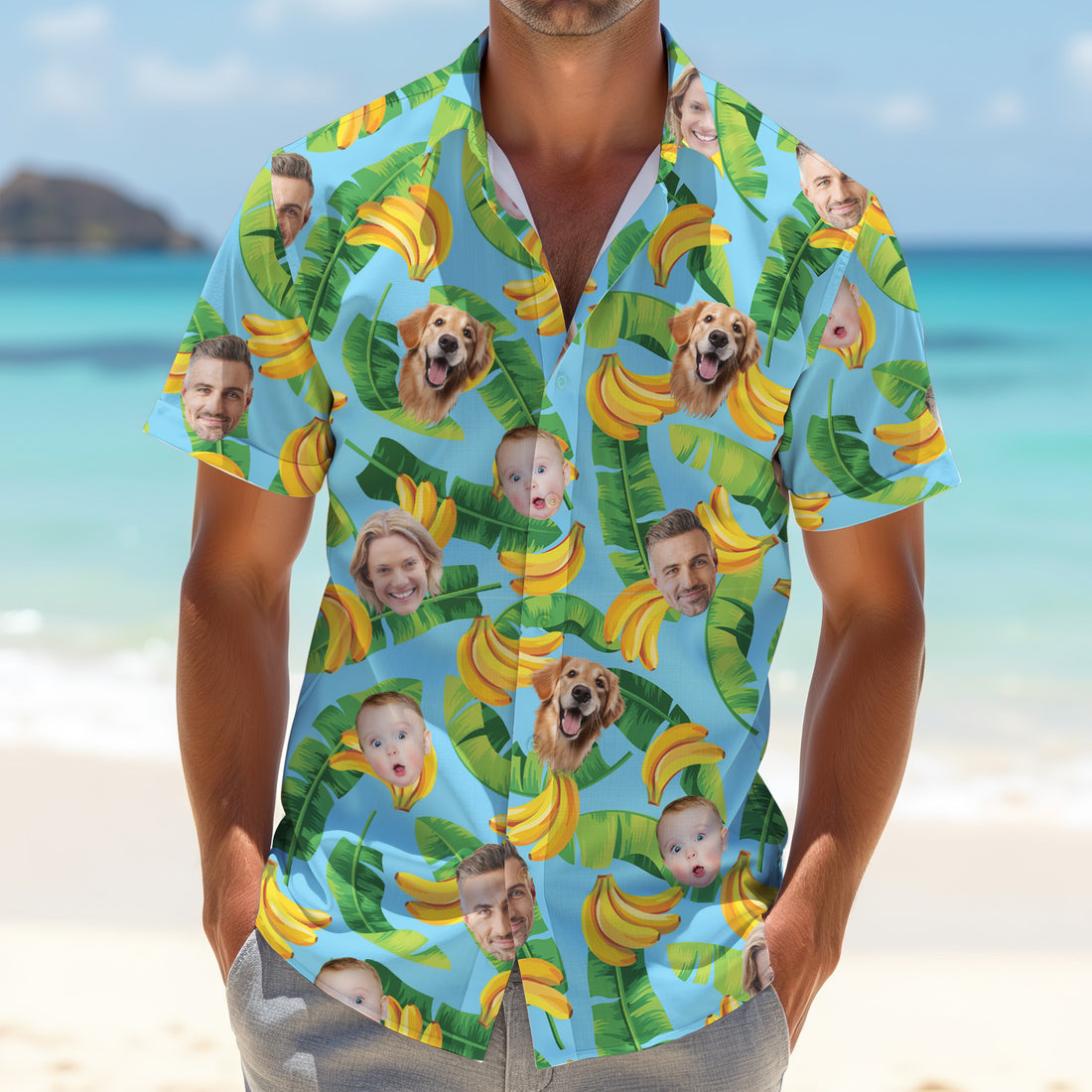 Seamless Pattern, Banana Shirt, Men Golf Polo, Hawaiian Shirts With Faces, Great Golf Gifts For Guys