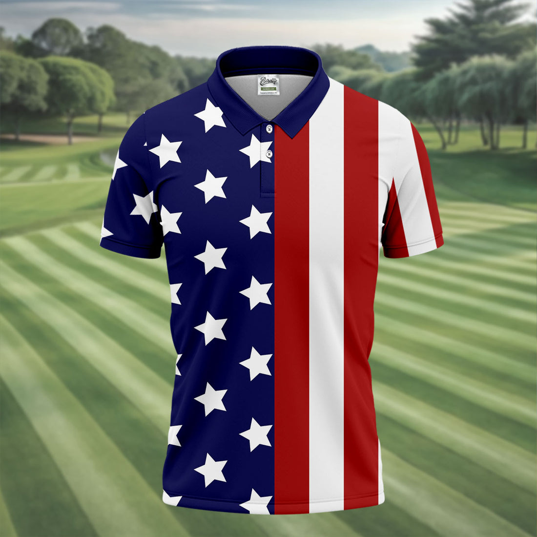 American Flag Golf Shirt, Patriotic Golf Polo Shirts, Hawaiian Golf Shirts, Long Sleeve Polo