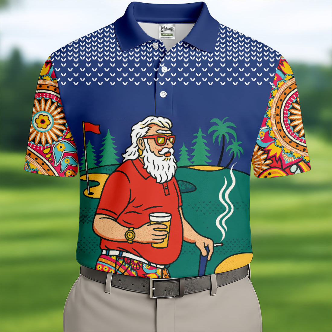 Real Grandpas Play Golf Then Take A Nap Funny Golf Shirt, Golf Shirts For Men, Golf Gift For Dad