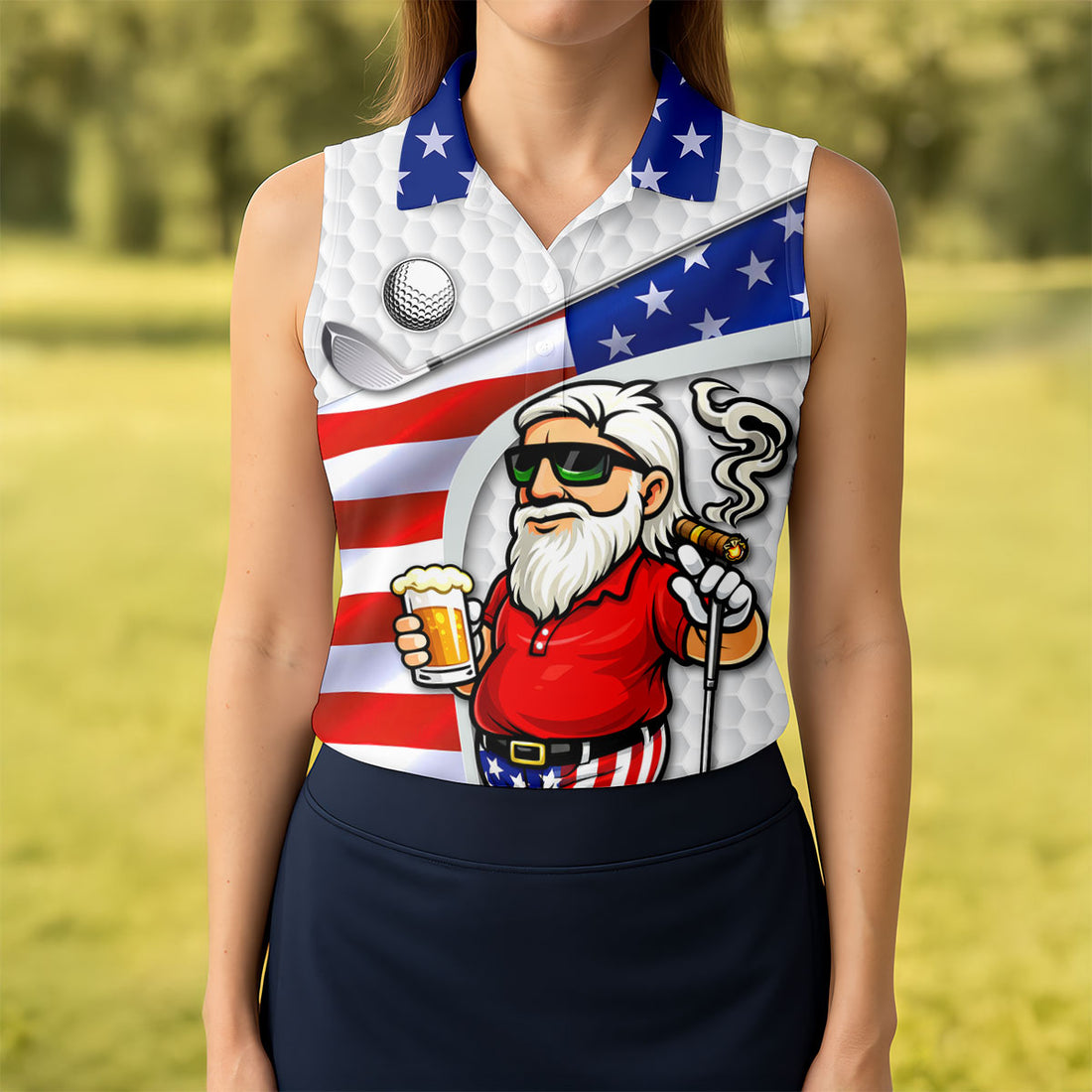 My Drinking Team Has A Golfing Problem Funny 4th Of July Golf Shirt, 250 Years Golf Shirt For Women