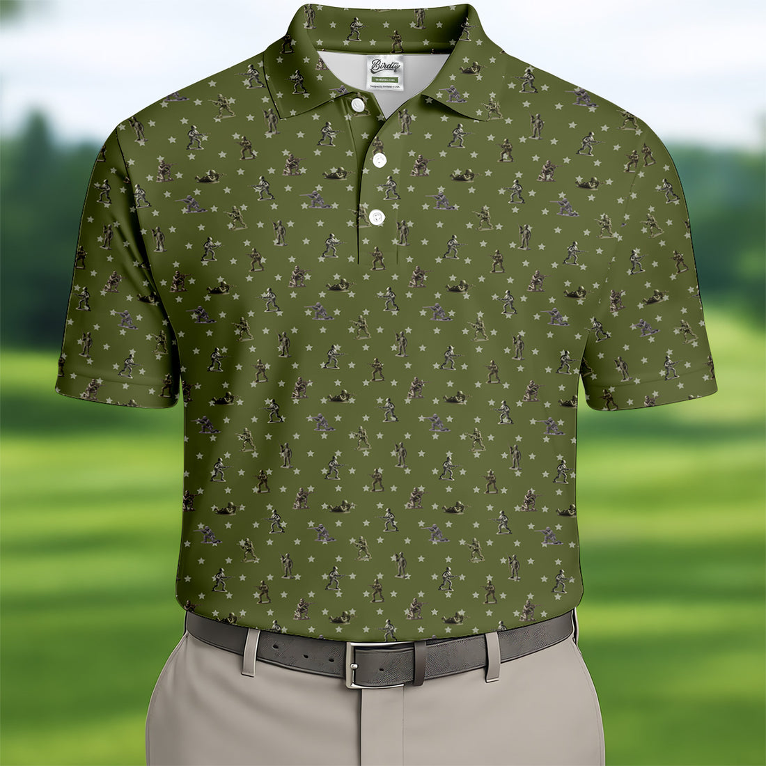 Veteran Green Golf Tops For Men, Polo Shirts For Men, Gift For Veteran, Veterans Day Gift