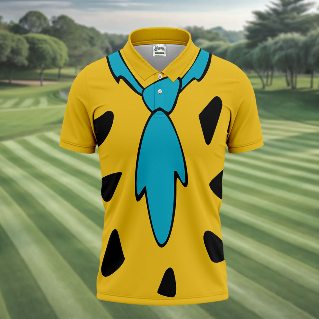 Yellow Stone Age Costume Hawaiian Golf Shirt, Mens Golf Polo, Golf Shirts For Men