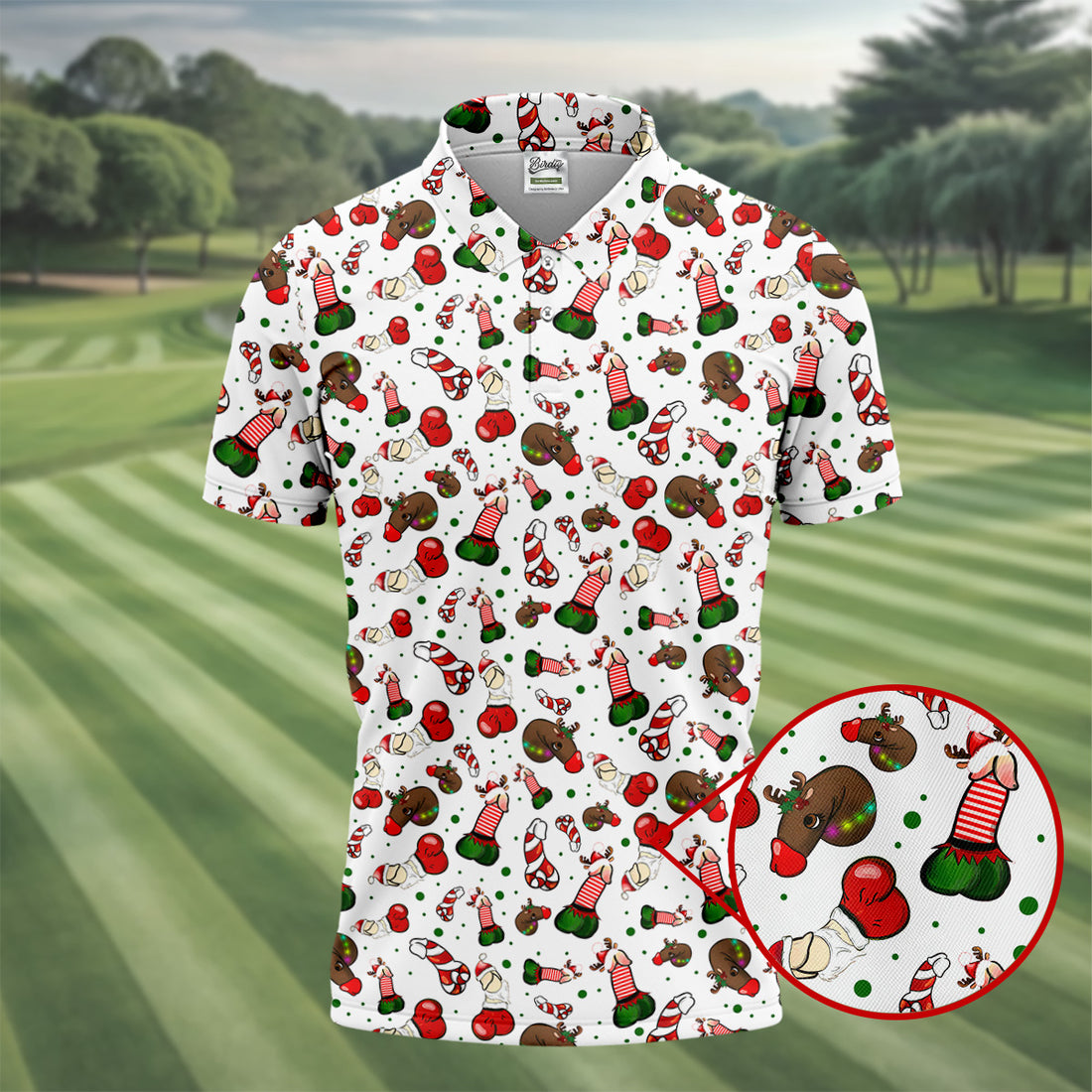 Funny Christmas Golf Tops For Men, Funny Dirty Polo Shirts For Men, Christmas Golf Shirt, Golfing Apparel