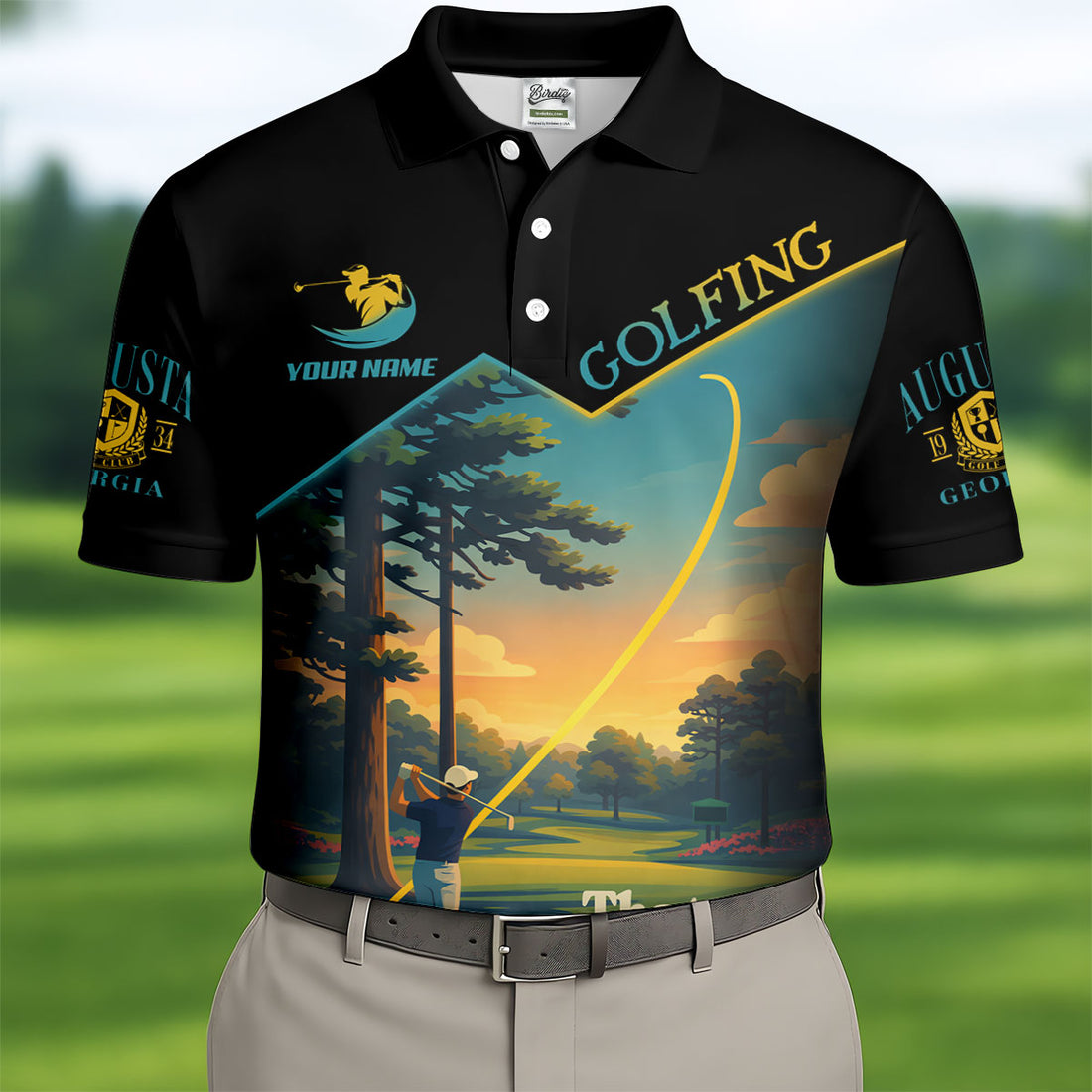 That Shot Augusta Georgia Masters Tournament Golf Shirts For Men, Performance Golf Shirt, Polo Shirts For Men