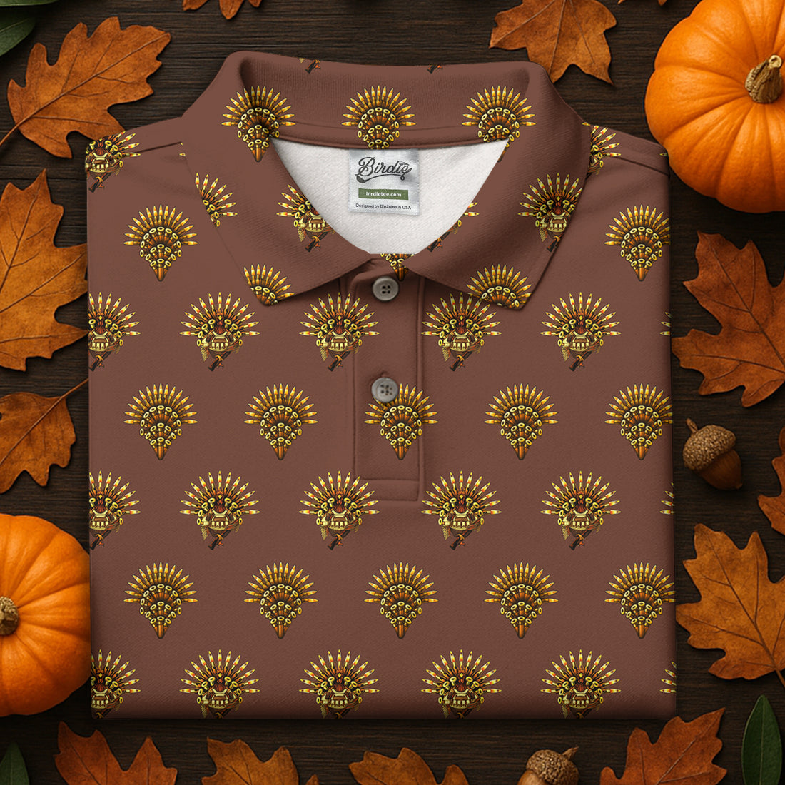 Army Turkey Thanksgiving Women Golf Top, Christmas Golf Shirt, Fun Women's Golf Shirts, Ladies Golf Polos