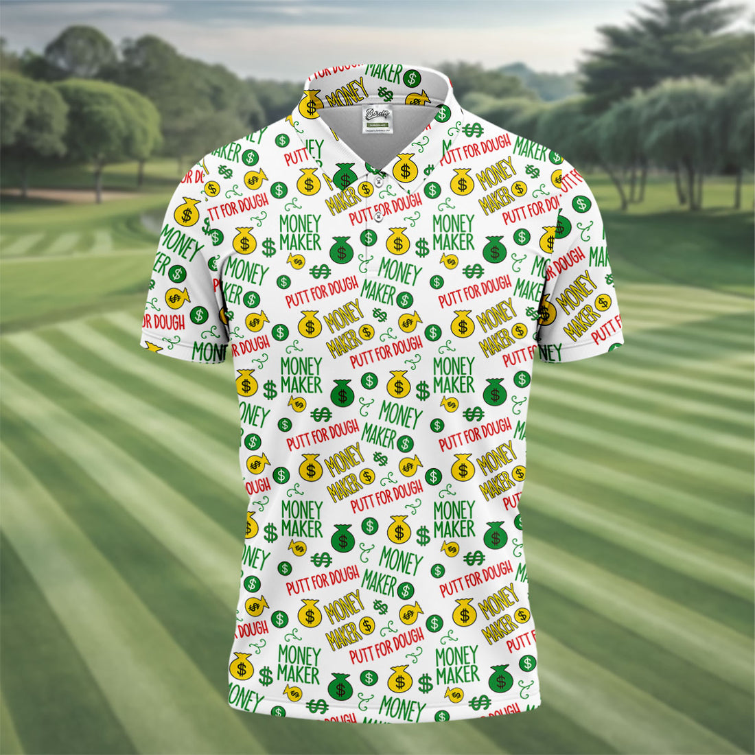 Money Maker Putt For Dough Golf Shirt, Funny Golf Shirt, Golf Shirts For Men, Polo Shirts For Men