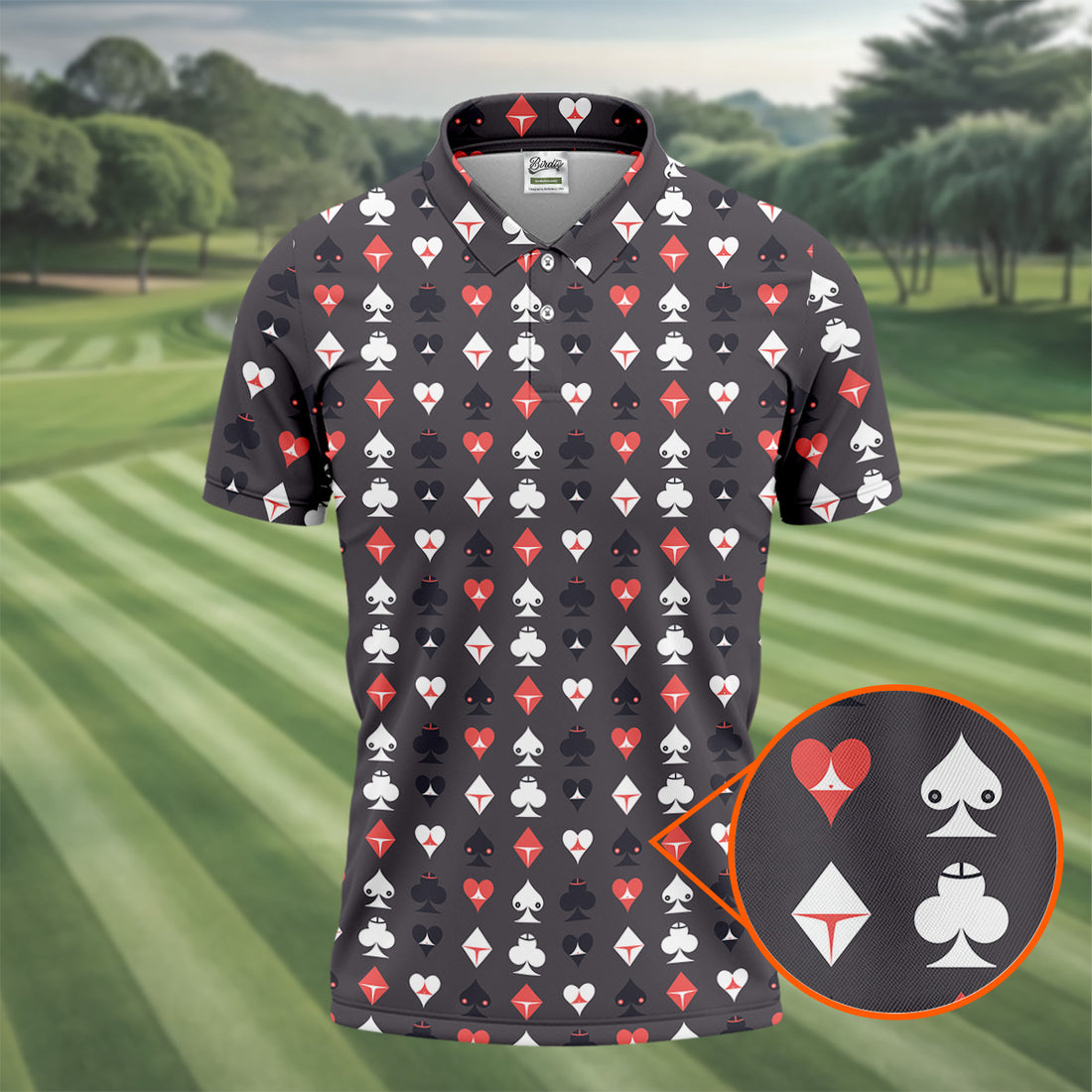Casino Royale Dirty Funny Golf Tops For Men, Fun Golf Shirts For Men, Valentines Golf Gift, Polo Shirts For Men