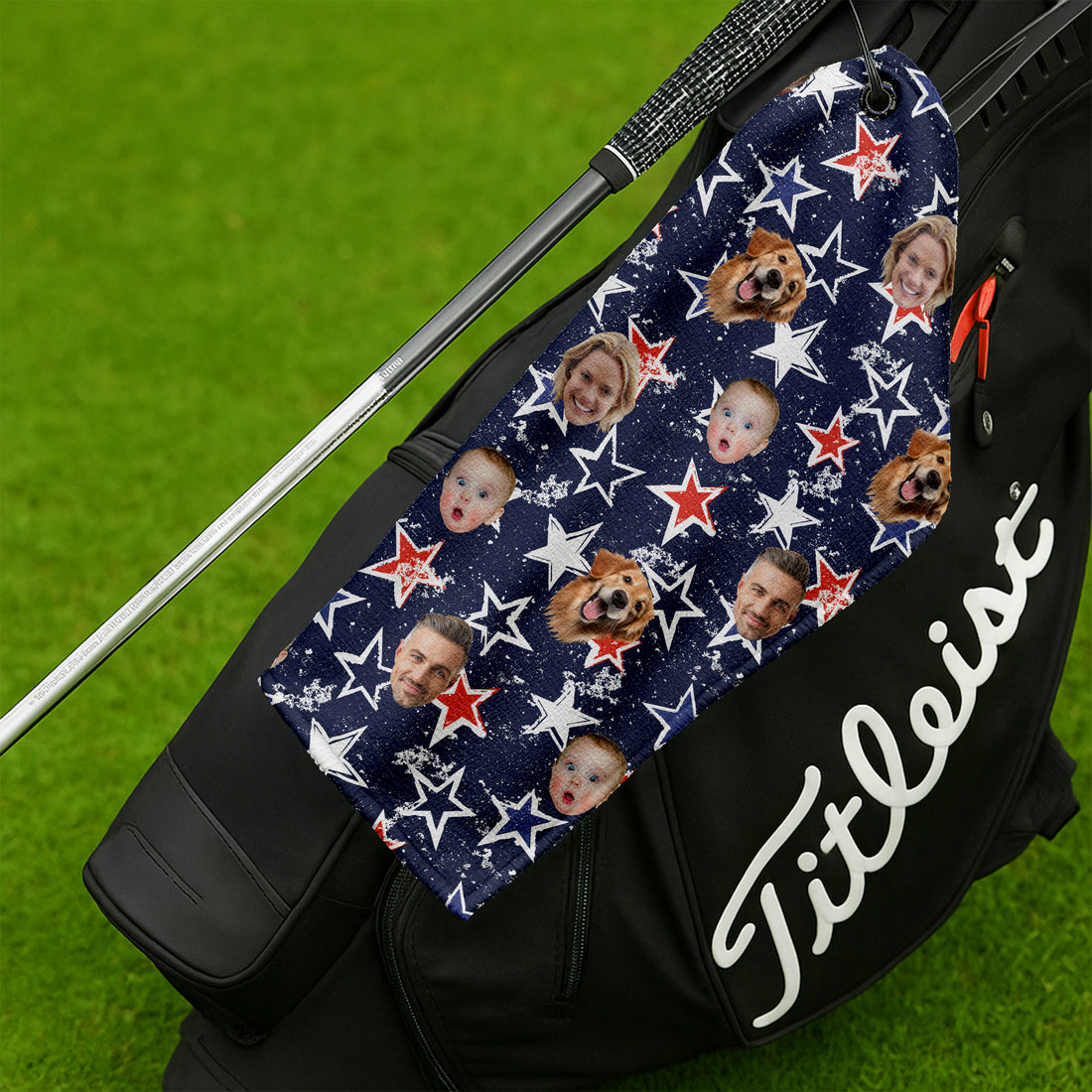 Custom Golf Towel With Face Photo Funny Golf Towel, Golf Rag, Cool Golf Towel, Best Gift For Golfers