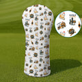 Bourbon And Golf Vintage Golf Head Cover - Funny Golf Gift - View 5