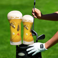 Golf Cart And Beer Golf Head Cover - Funny Golf Gift For Men - View 4