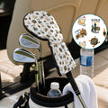 Bourbon And Golf Vintage Golf Head Cover - Funny Golf Gift - View 2