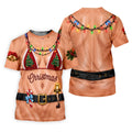 Xmas Tree Bikini Lights Christmas Golf Shirt, Mens Golf Clothing, Mens Golf Shirts