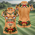 Funny Dad Jokes Eye Roll Christmas Golf Shirt, Ladies Golf Shirts, Ladies Golf Tops