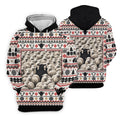Black Sheep Fair Isle Christmas Golf Shirt, Ladies Golf Apparel, Golf Gifts For Women