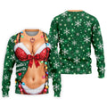 Santa's Favorite Bikini Christmas Golf Shirt, Golf Gifts For Men, Golf Polo For Men