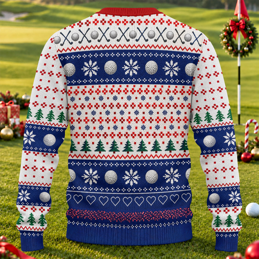 Ugly Christmas Sweater Santa Golf Balls, Ugly Sweater Party, Christmas Golf Gift