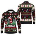 Santa Driving Range Christmas Golf Shirt, Golf Shirts For Men, Mens Golf Apparel