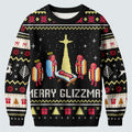 Ugly Christmas Sweater Merry Glizzmas Hot Dogs, Christmas Golf Gift, Golf Lover Gifts