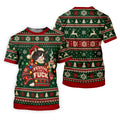 Festive Cat Lights Christmas Golf Shirt, Mens Golf Polo, Mens Holiday Golf Shirts