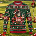 Ugly Christmas Sweater Festive Cat Lights, Ugly Sweater Party, Christmas Golf Gift