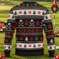 Ugly Christmas Sweater Santa Driving Range, Ugly Sweater Party, Holiday Party Sweater