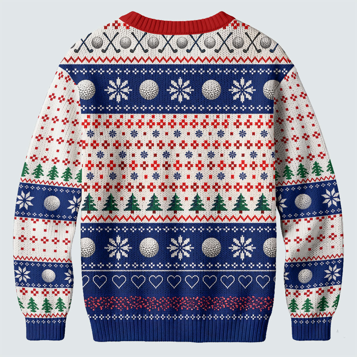 Ugly Christmas Sweater Santa Golf Balls, Ugly Sweater Party, Funny Christmas Outfit