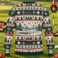 Ugly Christmas Sweater Sleigh My Name Golf Cart, Ugly Sweater Party, Golf Lover Gifts