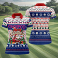 Santa Golf Balls Merry Christmas Golf Shirt, Womens Golf Tops, Womens Golf Clothing