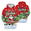Retro Merry Christmas Script Christmas Golf Shirt, Womens Golf Tops, Ladies Golf Tops