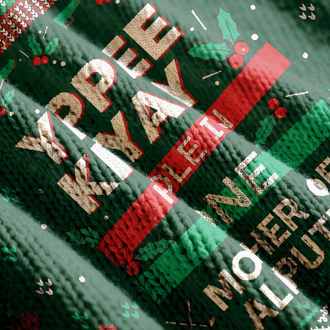 Ugly Christmas Sweater Yippee Ki Yay Hole In One, Golf Lover Gifts, Christmas Gifts