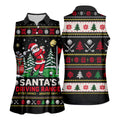 Santa Driving Range Christmas Golf Shirt, Ladies Golf Shirts, Womens Golf Apparel