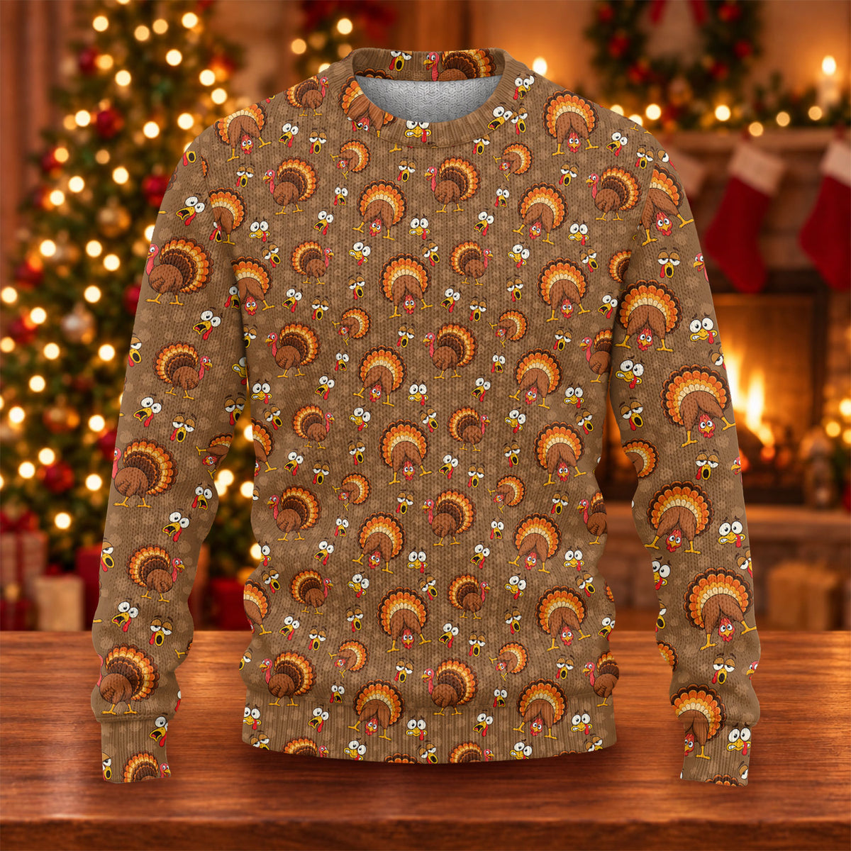 Ugly Christmas Sweater Thanksgiving Fan Turkey, Ugly Sweater Party, Golf Lover Gifts