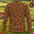 Ugly Christmas Sweater Thanksgiving Turkey Carts, Ugly Sweater Party, Funny Xmas Gift