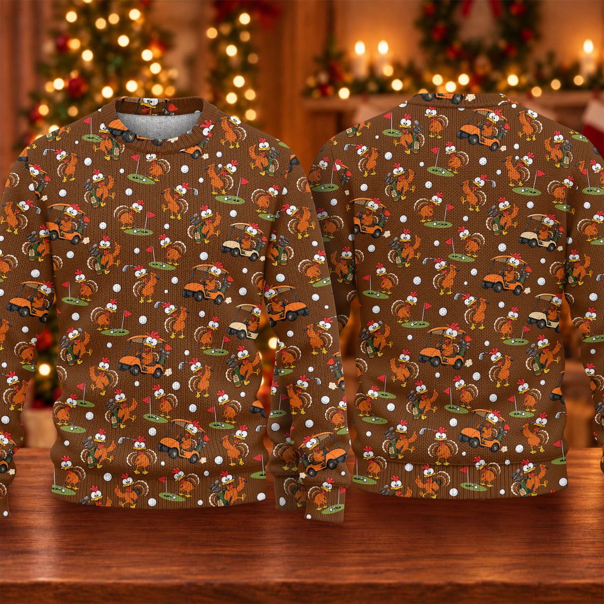 Ugly Christmas Sweater Thanksgiving Turkey Carts, Ugly Sweater Party, Funny Xmas Gift