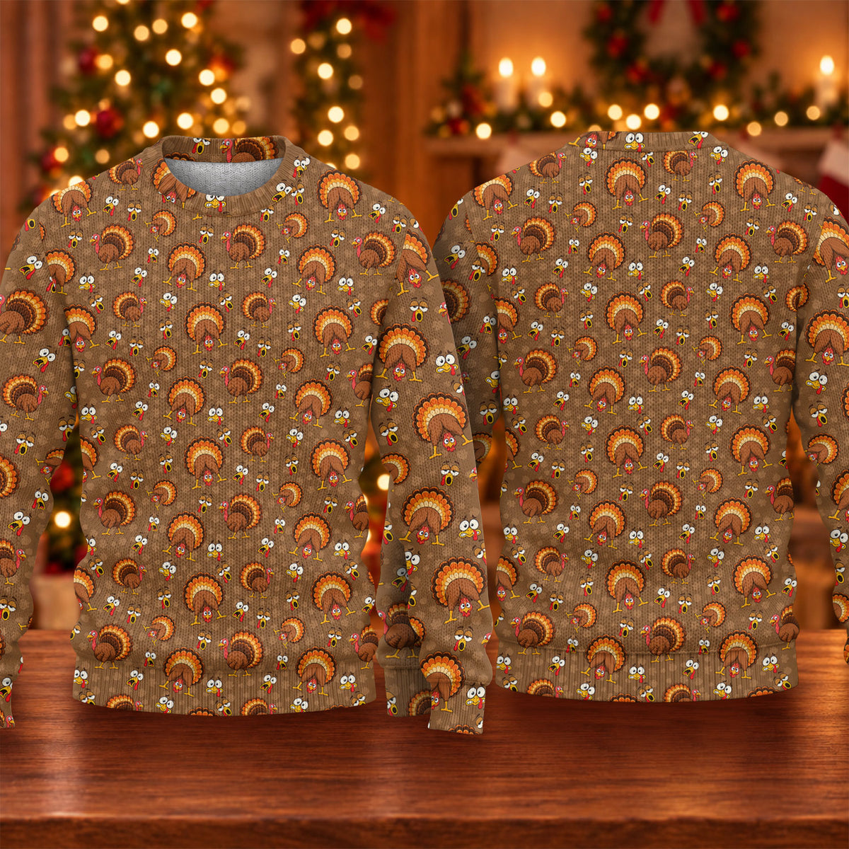 Ugly Christmas Sweater Thanksgiving Fan Turkey, Ugly Sweater Party, Golf Lover Gifts