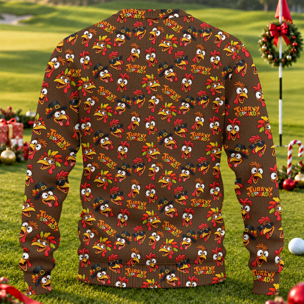 Ugly Christmas Sweater Thanksgiving Turkey Squad, Ugly Sweater Party, Christmas Gifts