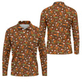 Golfgiving Turkey Cart Thanksgiving Golf Shirt, Mens Golf Polo, Golf Shirts For Men