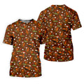 Golfgiving Turkey Cart Thanksgiving Golf Shirt, Womens Golf Tops, Ladies Golf Shirts